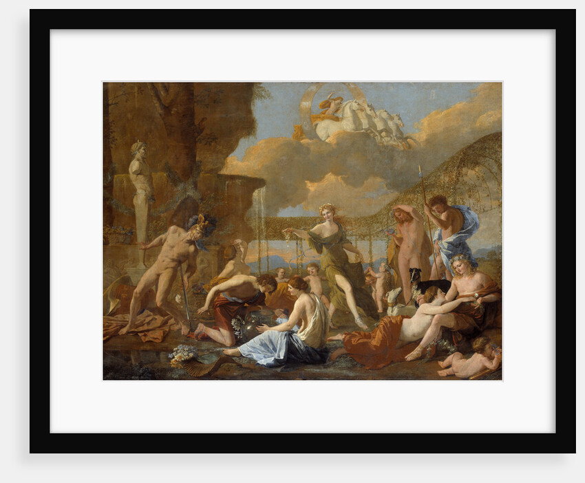 The Empire of Flora, 1631 by Nicolas Poussin