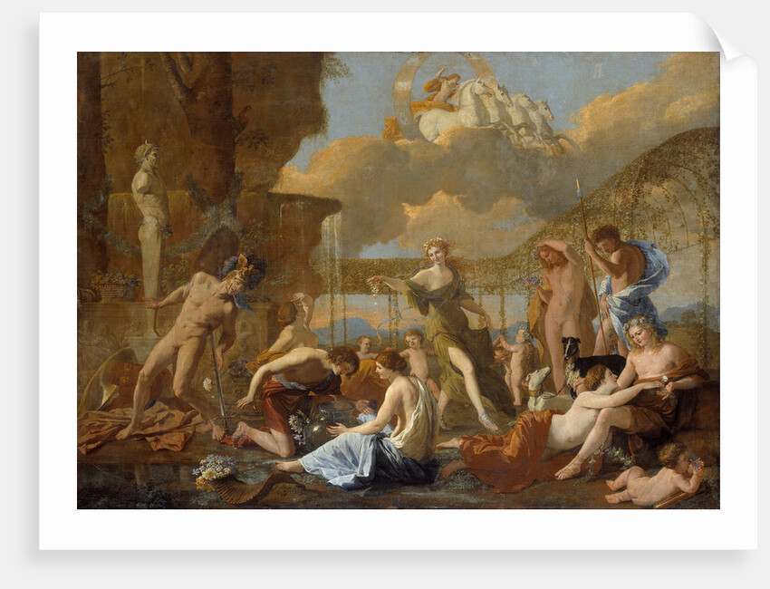 The Empire of Flora, 1631 by Nicolas Poussin
