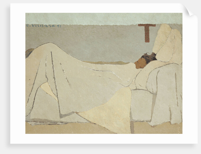 Au lit (In Bed), 1891 by Édouard Vuillard