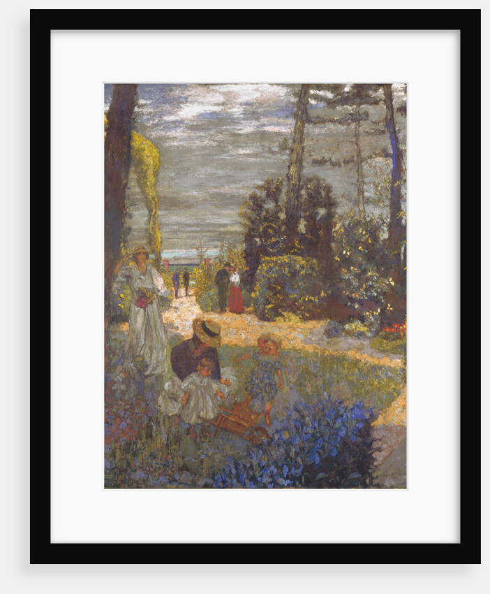 The Terrace at Vasouy, the Garden, 1901 by Édouard Vuillard