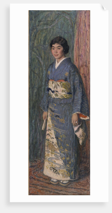 Portrait of a Japanese Woman (Mrs. Kuroki), 1922 by Edmond François Aman-Jean