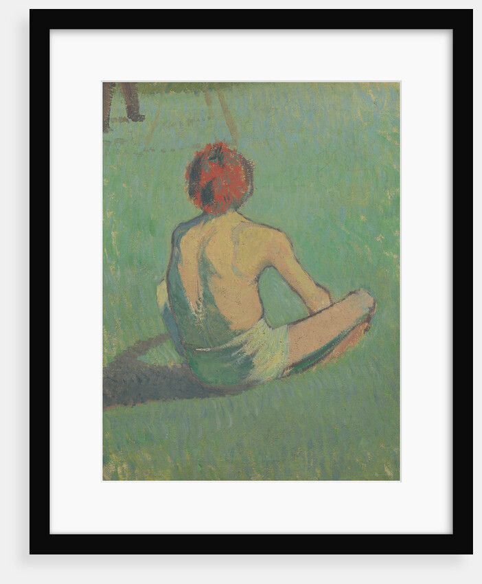 Boy sitting in the grass, 1886 by Émile Bernard