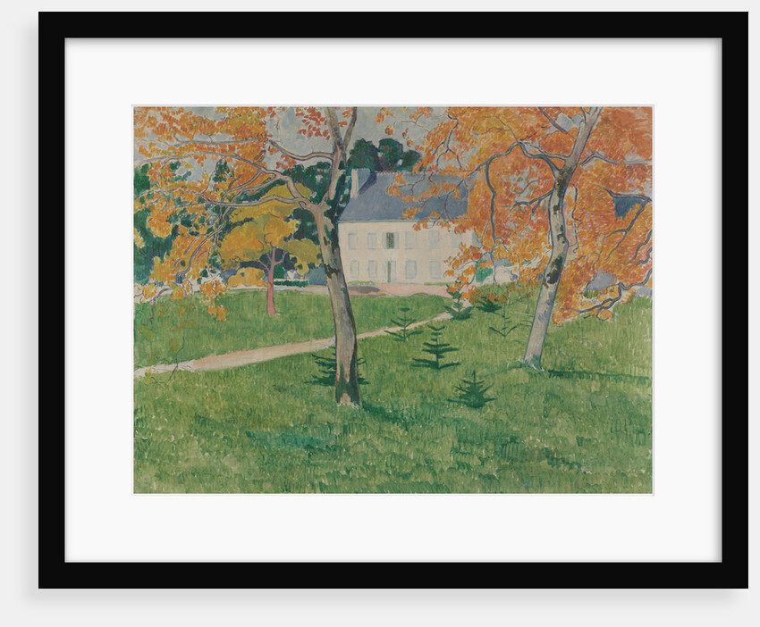House among trees. Pont-Aven, 1888 by Émile Bernard