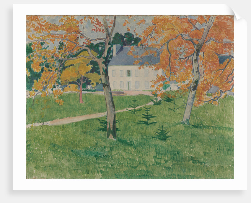 House among trees. Pont-Aven, 1888 by Émile Bernard