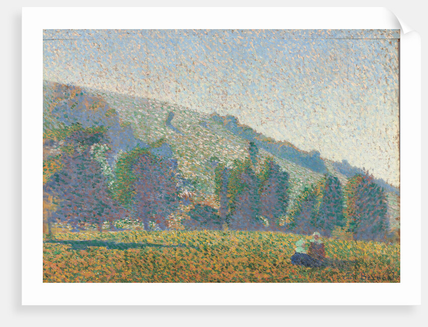 Two Breton women in a meadow, 1886 by Émile Bernard