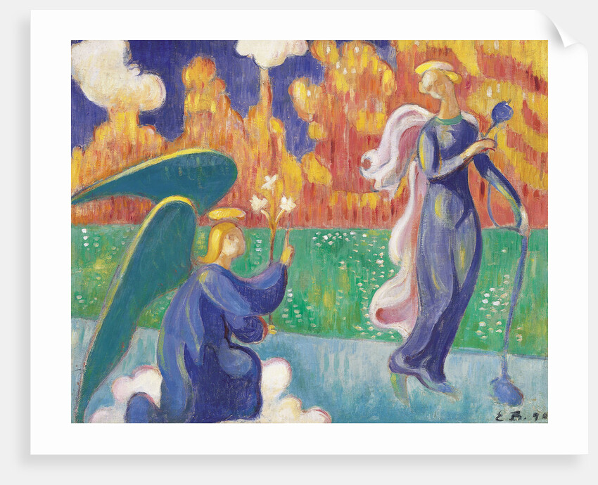 The Annunciation, 1890 by Émile Bernard