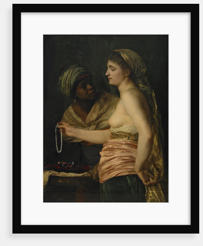 Girl with a Pearl Necklace, 1874 by Édouard-Théophile Blanchard