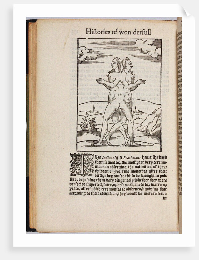 A collection of extraordinary stories (Histoires prodigieuses), 1560 by Pierre Boaistuau