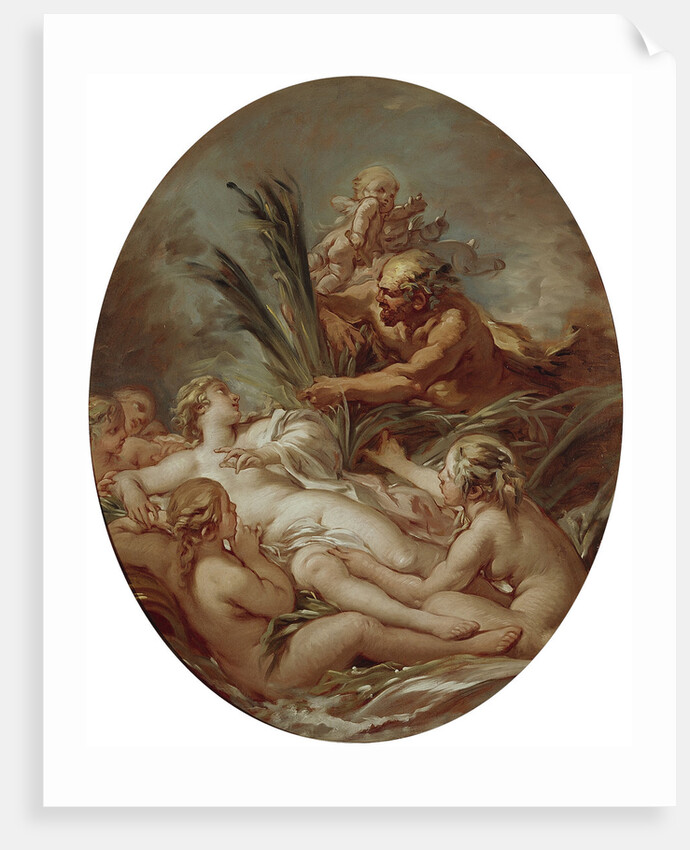 Pan and Nymph Syrinx, 1760-1765 by François Boucher