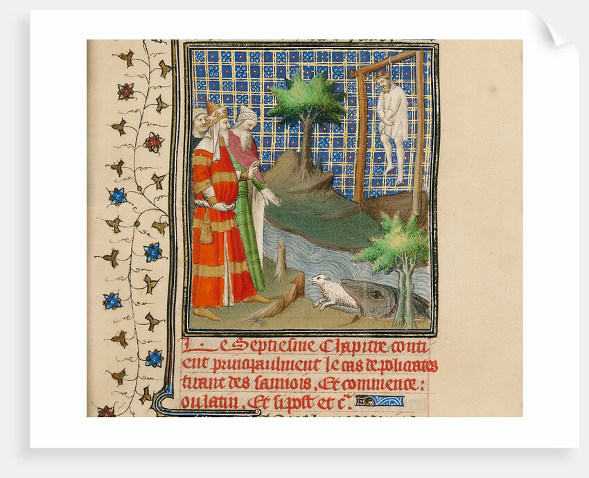 Polycrates Hanged, ca 1413-1415 by (Master of the Hours for Marshal Boucicaut) Boucicaut Master