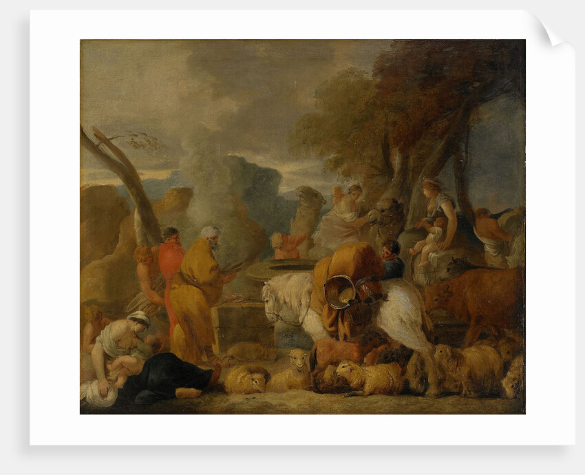 Abraham in Egypt by Sébastien Bourdon