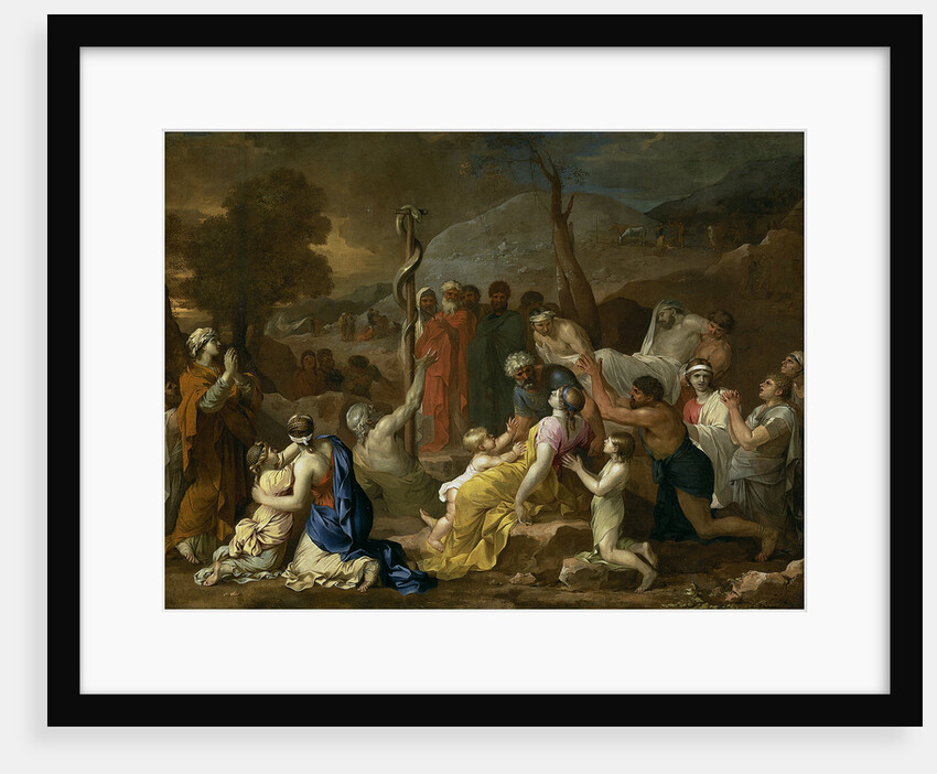 Moses and the Brazen Serpent, 1653-1654 by Sébastien Bourdon