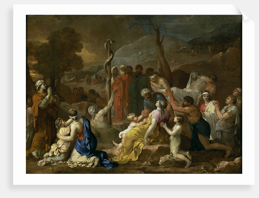 Moses and the Brazen Serpent, 1653-1654 by Sébastien Bourdon