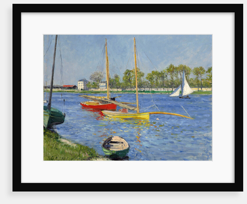 The Seine at Argenteuil by Gustave Caillebotte