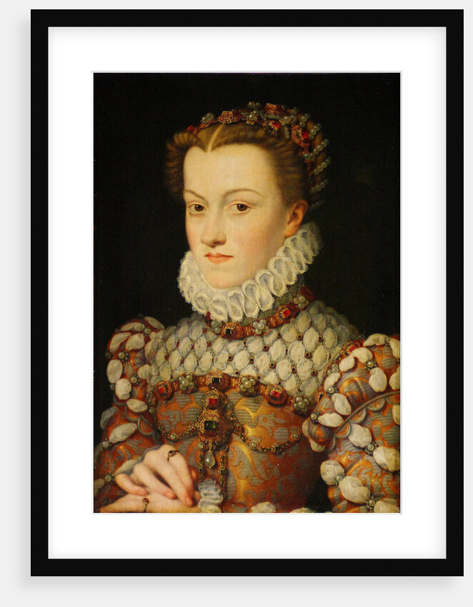 Elisabeth of Austria (1554?1592), Queen of France, ca 1571-1572 by François Clouet