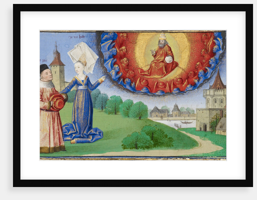 Philosophy Instructing Boethius on the Role of God, ca 1465 by Coëtivy Master