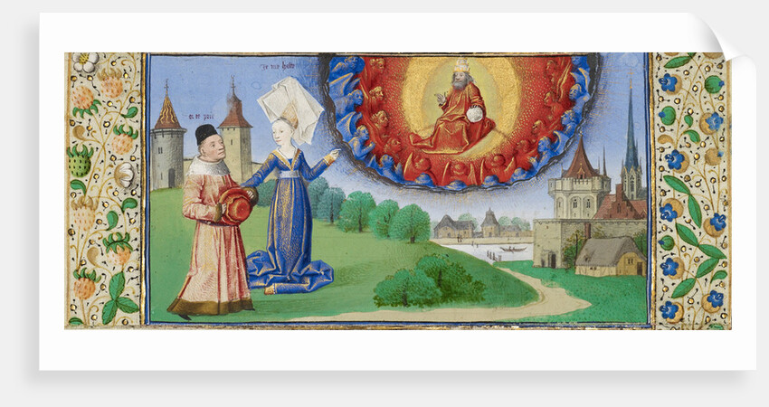 Philosophy Instructing Boethius on the Role of God, ca 1465 by Coëtivy Master