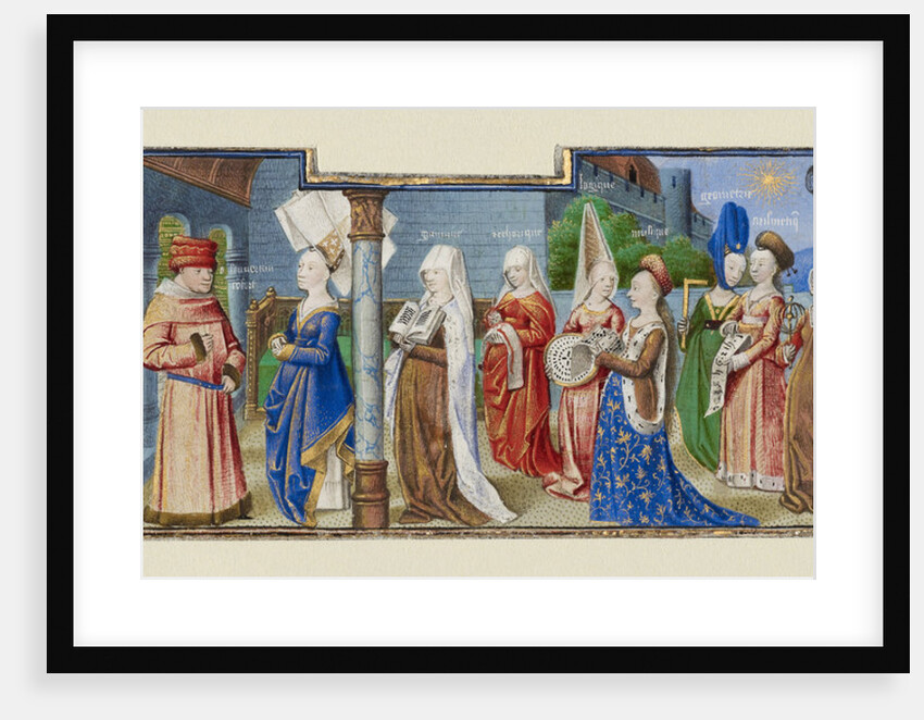 Philosophy Presenting the Seven Liberal Arts to Boethius, ca 1465 by Coëtivy Master