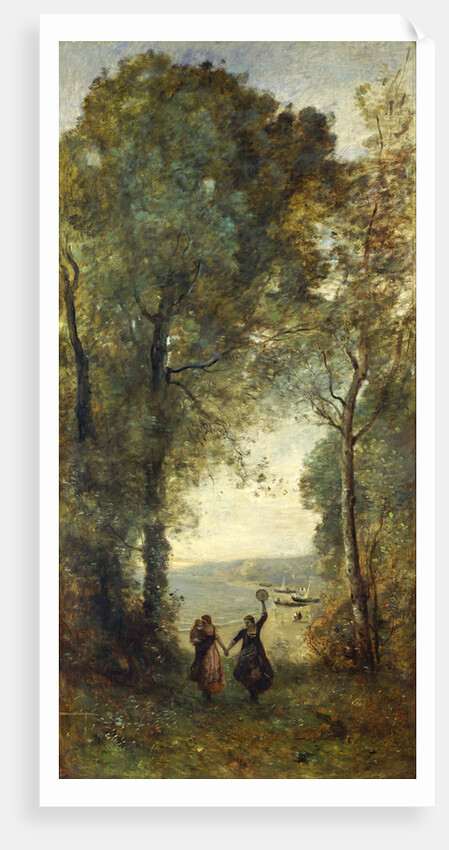 Reminiscence of the Beach of Naples, 1871-1872 by Jean-Baptiste Camille Corot