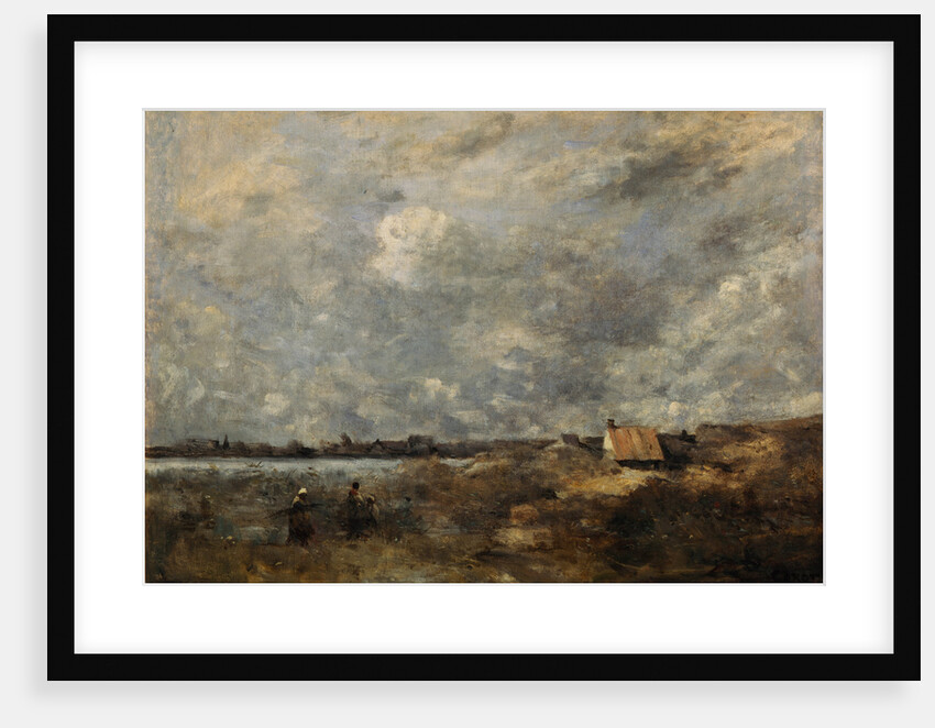 Stormy Weather. Pas de Calais, c. 1870 by Jean-Baptiste Camille Corot