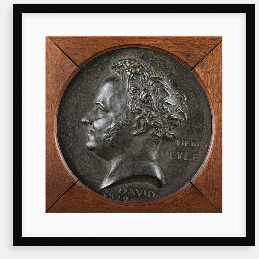 Stendhal, 1829 by Pierre-Jean David d'Angers