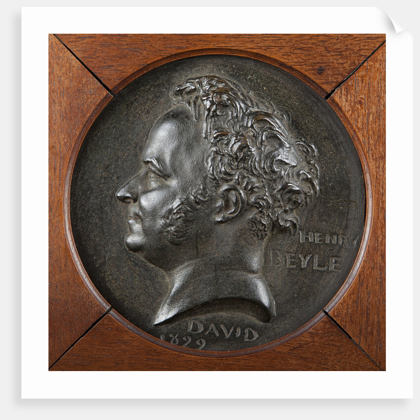 Stendhal, 1829 by Pierre-Jean David d'Angers