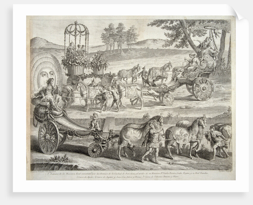 The Chariot of Apollo, 1764 by A. J. De Fehrt
