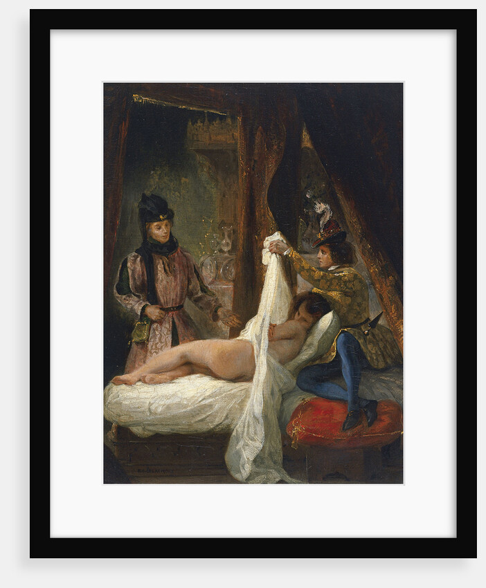 The Duke of Orléans showing his Lover, c. 1826 by Eugène Delacroix