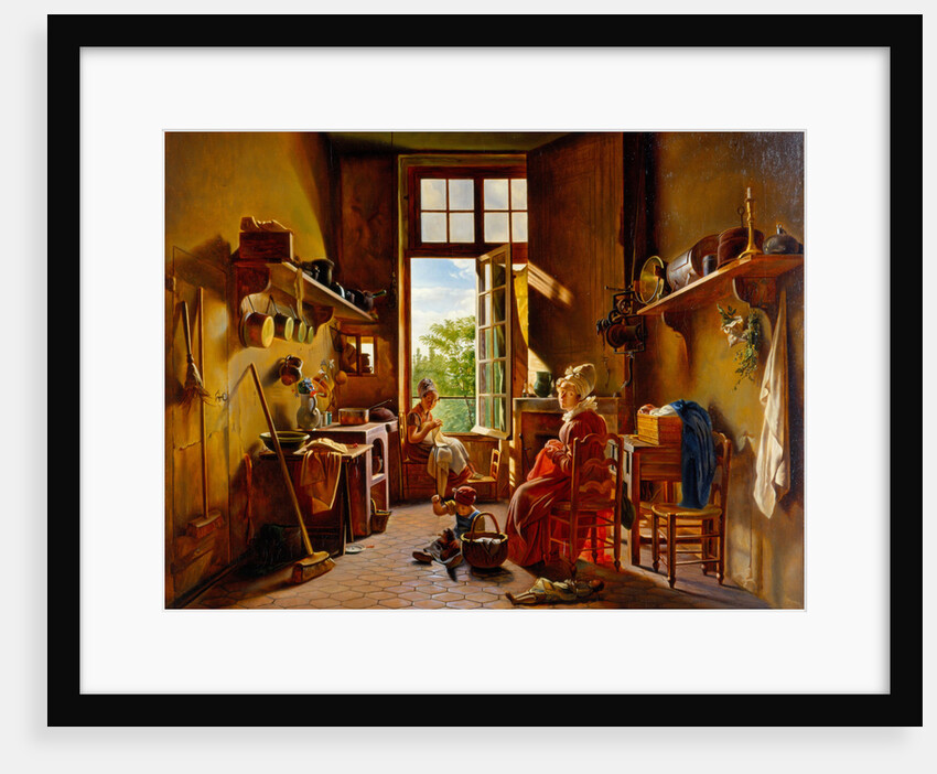 Kitchen Interior by Martin Drolling