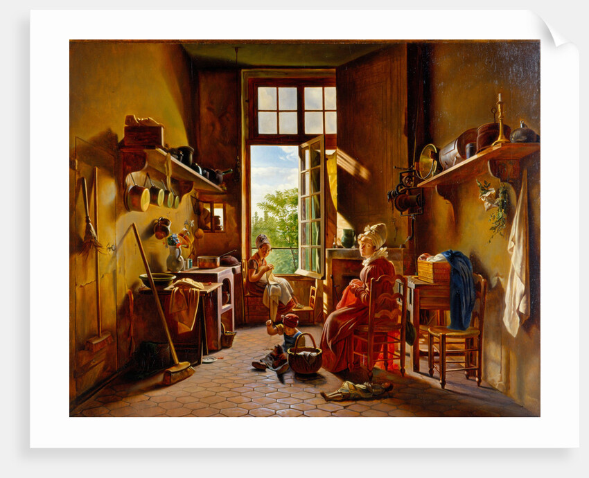 Kitchen Interior by Martin Drolling