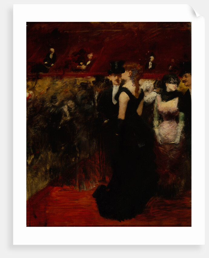 Ball at the Paris Opera by Jean-Louis Forain