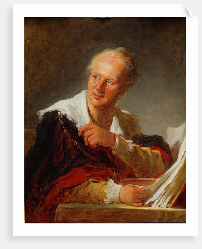Portrait of Denis Diderot (1713?1784), ca 1769 by Jean Honoré Fragonard