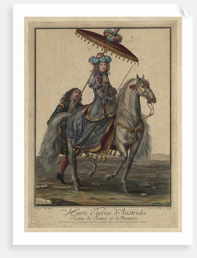 Maria Theresa of Spain, Queen consort of France and Navarre, 1682 by French master