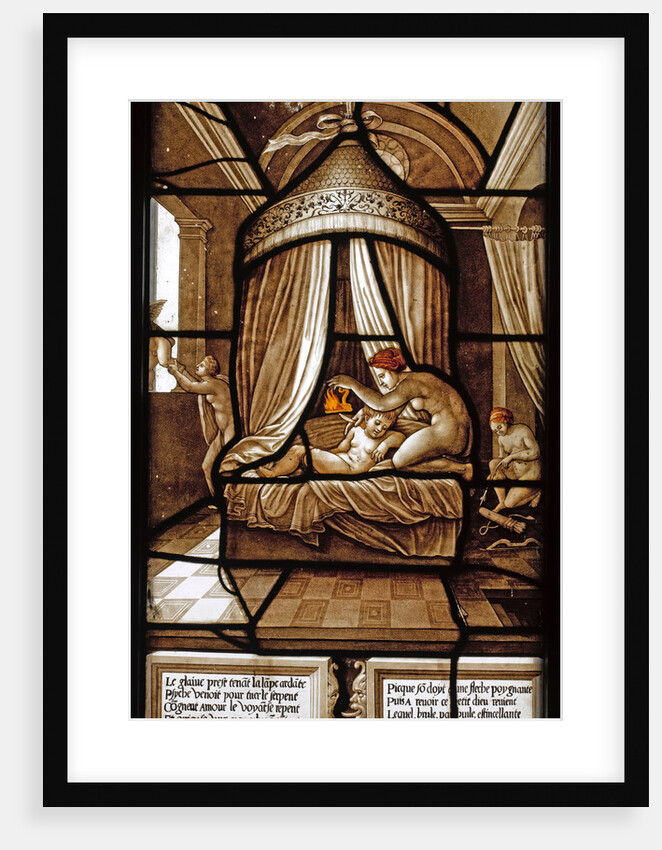 The Story of Psyche (Stained glass window), 1441-1444 by French master