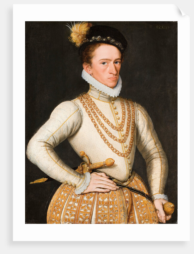 Portrait of an unknown French Nobleman, 1560 by French master
