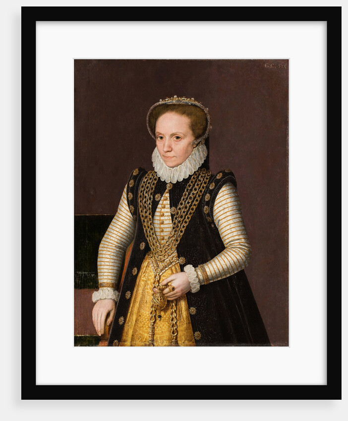 Portrait of an unknown French Noblewoman, 1560 by French master