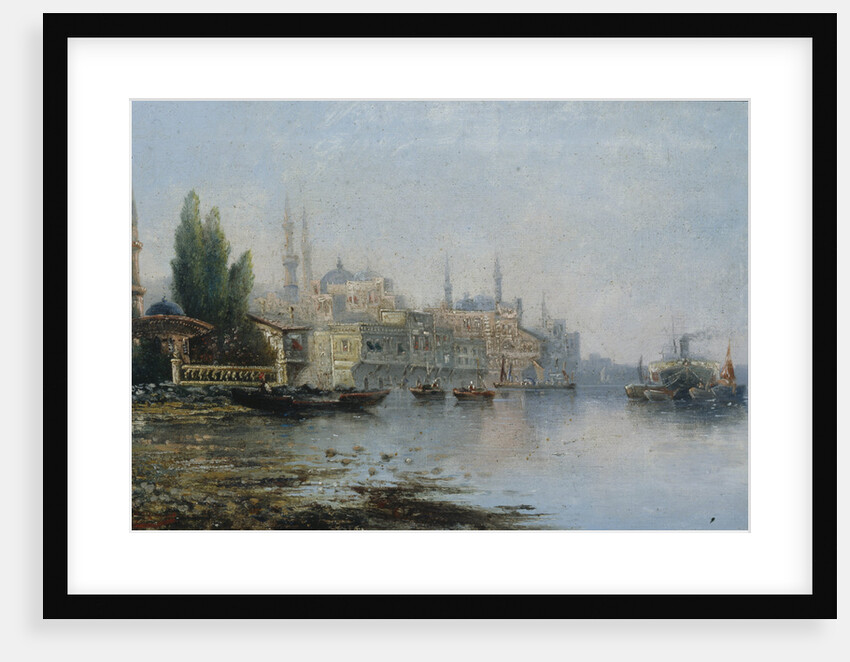 Istanbul as seen from the Bosphorus, Second Half of the 19th cen by French master
