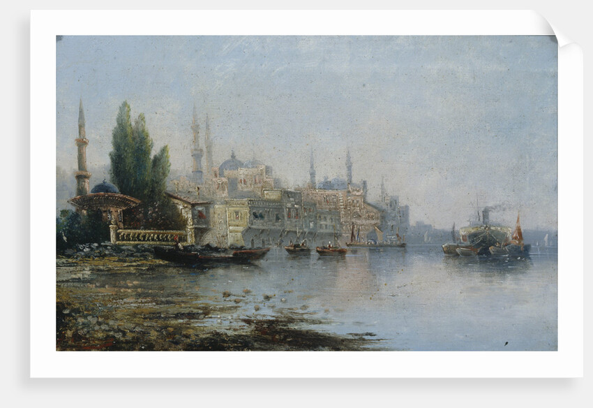 Istanbul as seen from the Bosphorus, Second Half of the 19th cen by French master