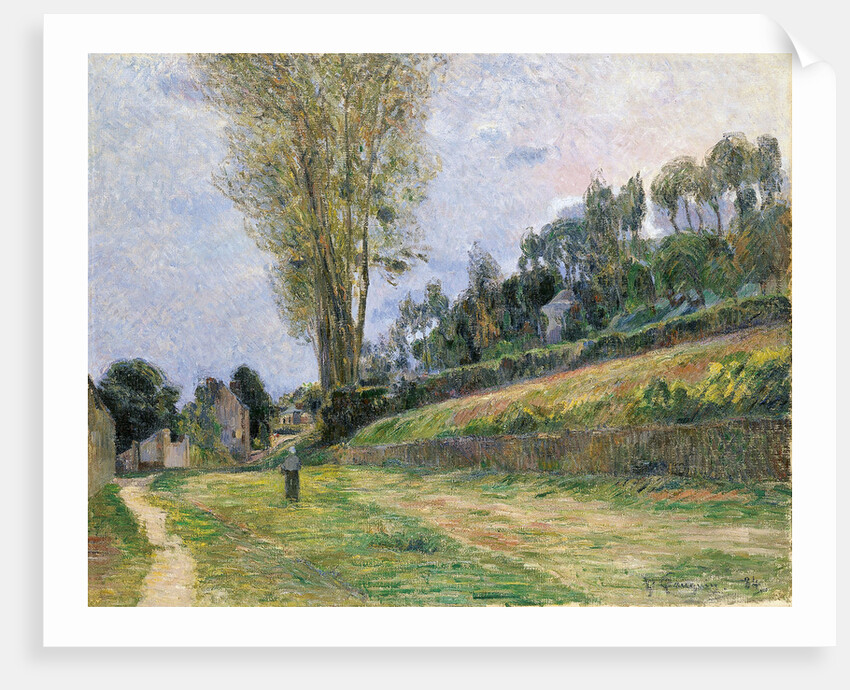 Street in Rouen, 1884 by Paul Eugéne Henri Gauguin