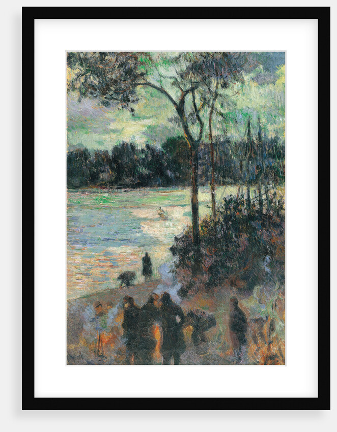 The Fire at the River Bank, 1886 by Paul Eugéne Henri Gauguin
