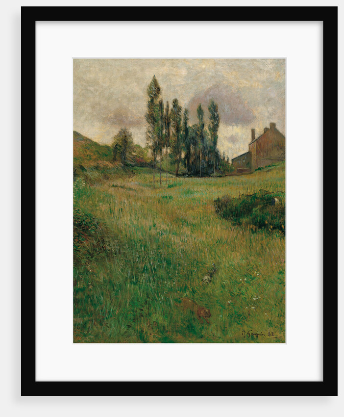 Dogs Running in a Meadow, 1888 by Paul Eugéne Henri Gauguin