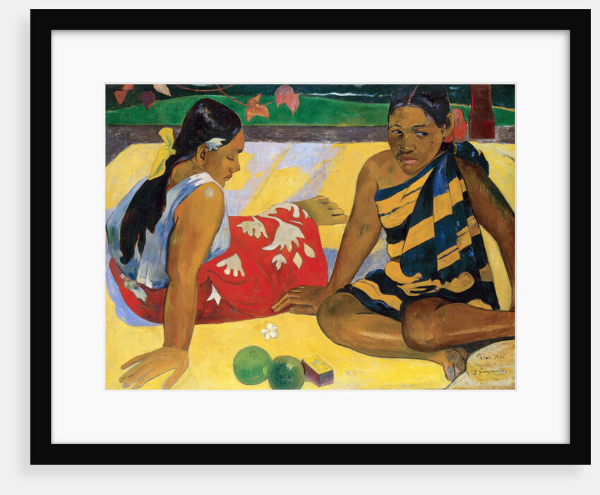 Parau Api. What's new? by Paul Eugene Henri Gauguin