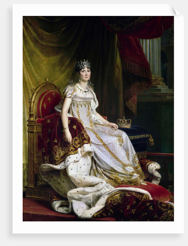 JosÃ©phine de Beauharnais, the first wife of NapolÃ©on Bonaparte (1763-1814) in Coronation costume by Francois Pascal Simon Gerard