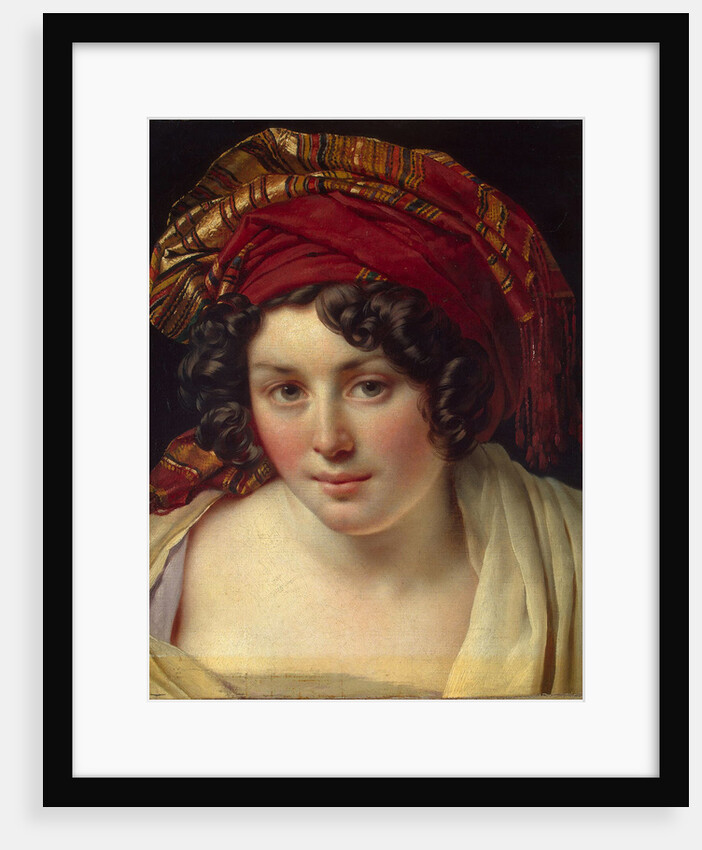 Head of a Woman in a Turban, ca 1820 by Anne Louis Girodet de Roucy Trioson