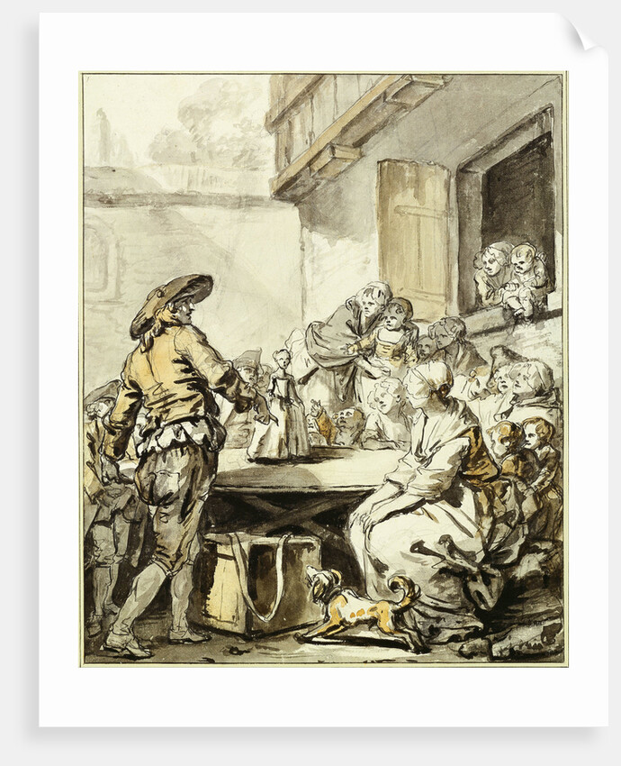 Savoyard with a Dancing Doll by Jean-Baptiste Greuze