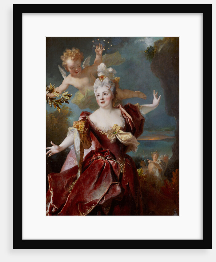 Portrait of Marie Anne de Châteauneuf, called Mademoiselle Duclos, in the role of Ariadne, ca 1712 by Nicolas Largil dtlière