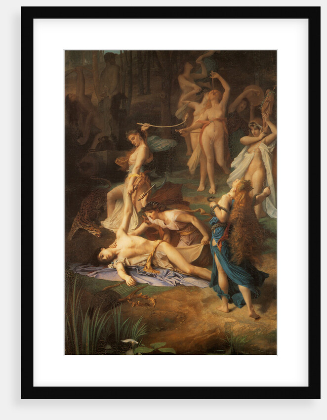 Death of Orpheus, 1866 by Emile Levy
