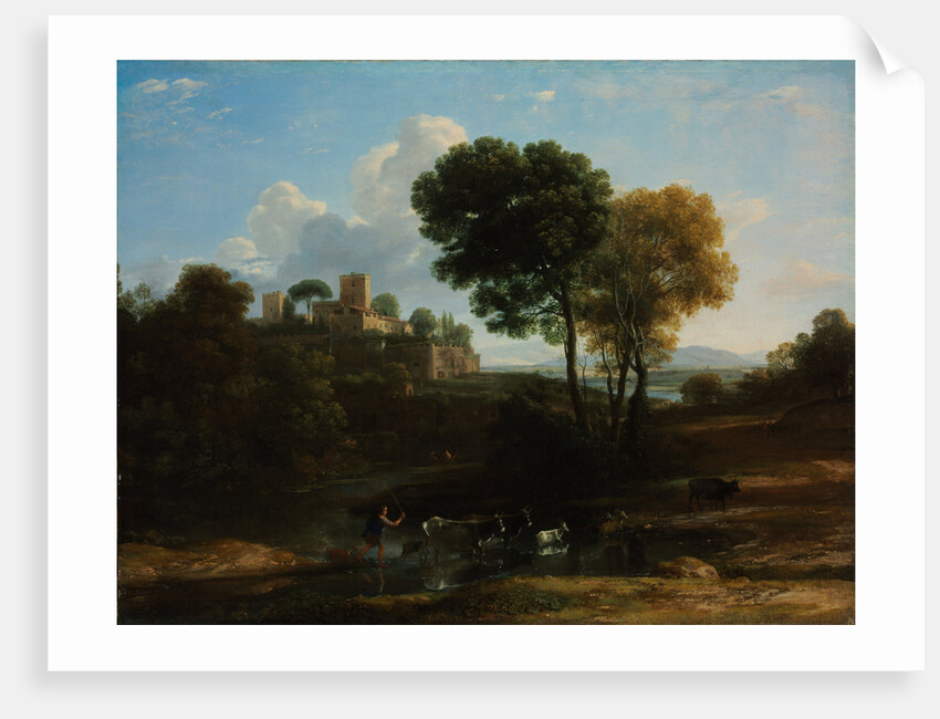 Villa in the Roman Campagna, 1646-1647 by Claude Lorrain