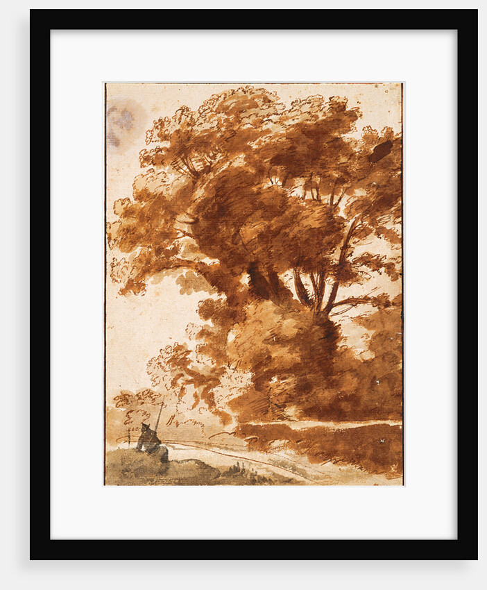 Group of Trees and Resting Sheperd, 1630s by Claude Lorrain
