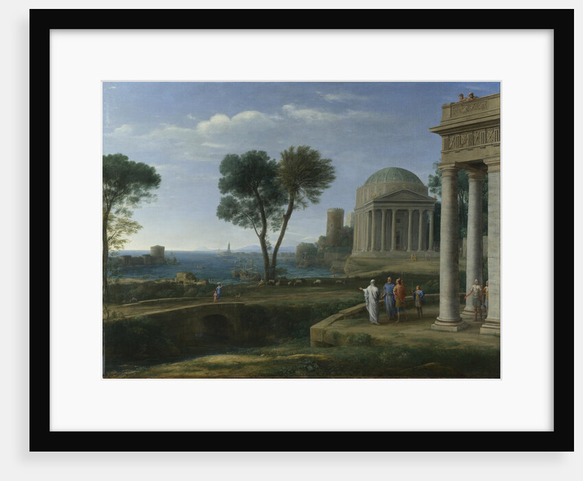 Landscape with Aeneas at Delos, 1672 by Claude Lorrain